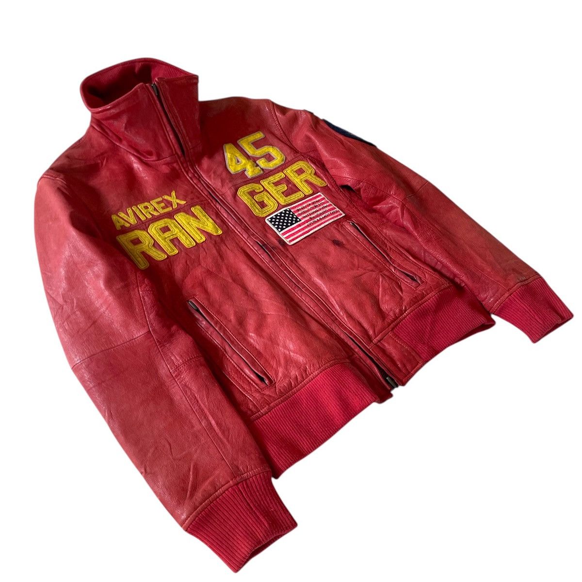 Avirex 💸BINDING OFFER💸AVIREX Goatskin Leather Bomber Jacket Size US M / EU 48-50 / 2 - 4 Thumbnail