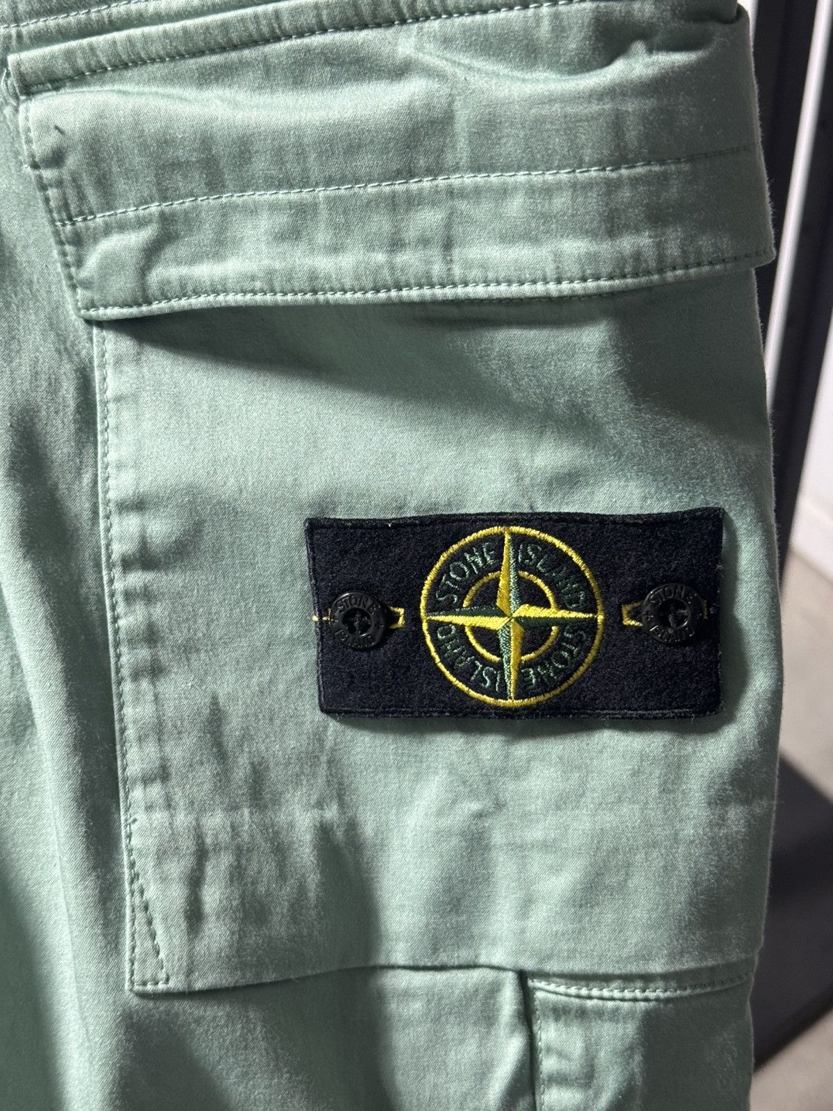 Stone Island Stone Island Cargo Pants - Mint Green Size US 34 / EU 50 - 4 Thumbnail