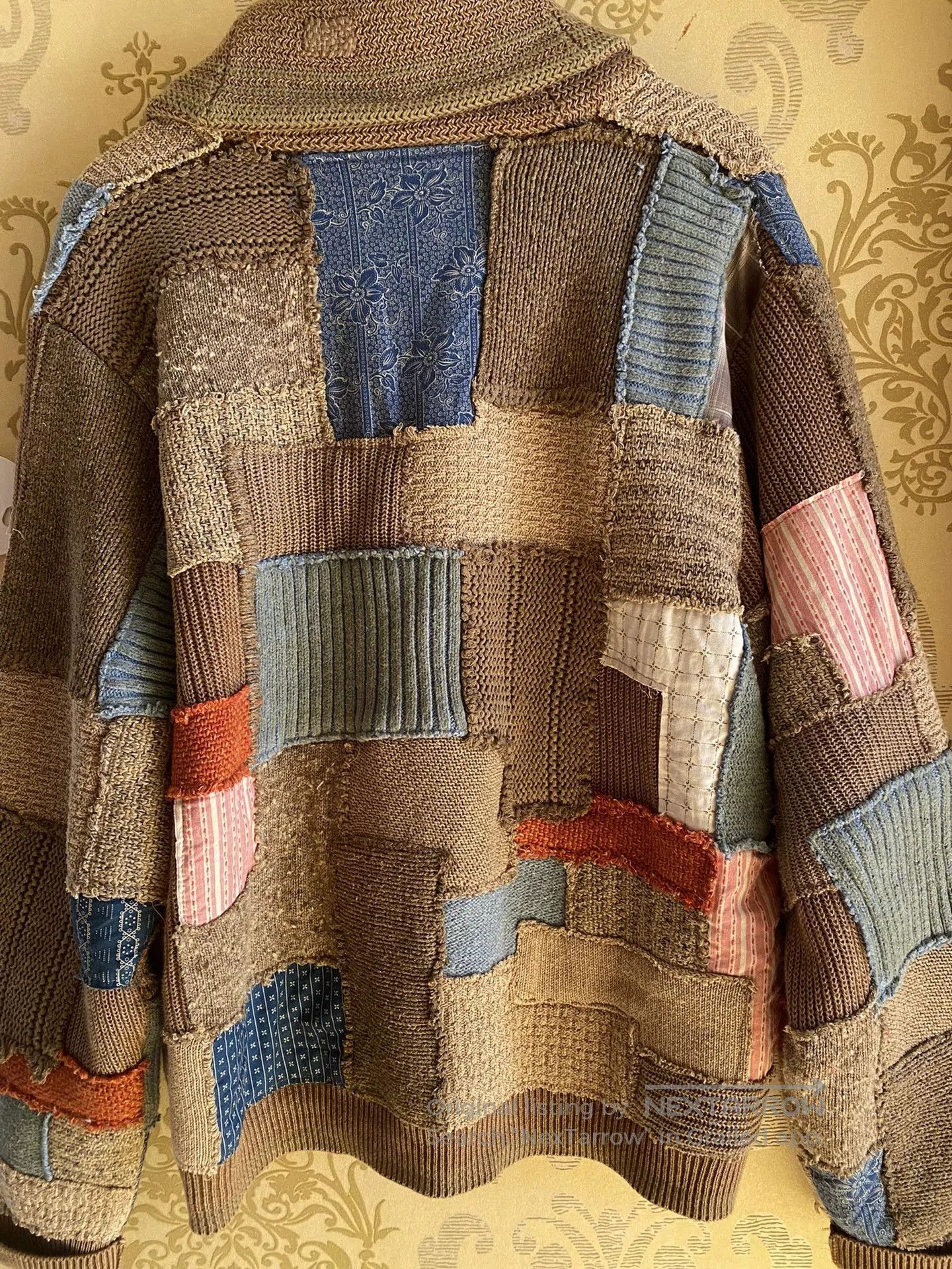 RRL Ralph Lauren rrl limited edition patchwork cardigan. Size US XL / EU 56 / 4 - 5 Thumbnail