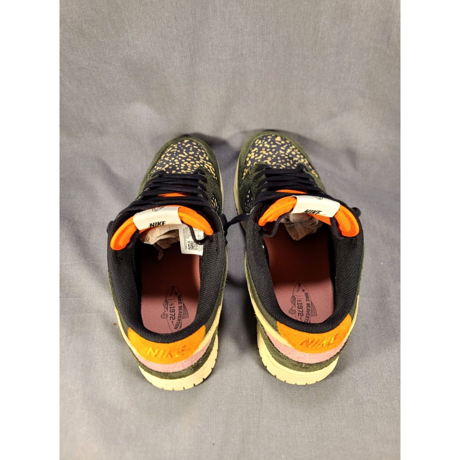 Nike Nike Dunk Low SE Mens Size 8.5 Gone Fishing Rainbow Trout Multicolor Sneaker Size US 8 / EU 41 - 6 Thumbnail