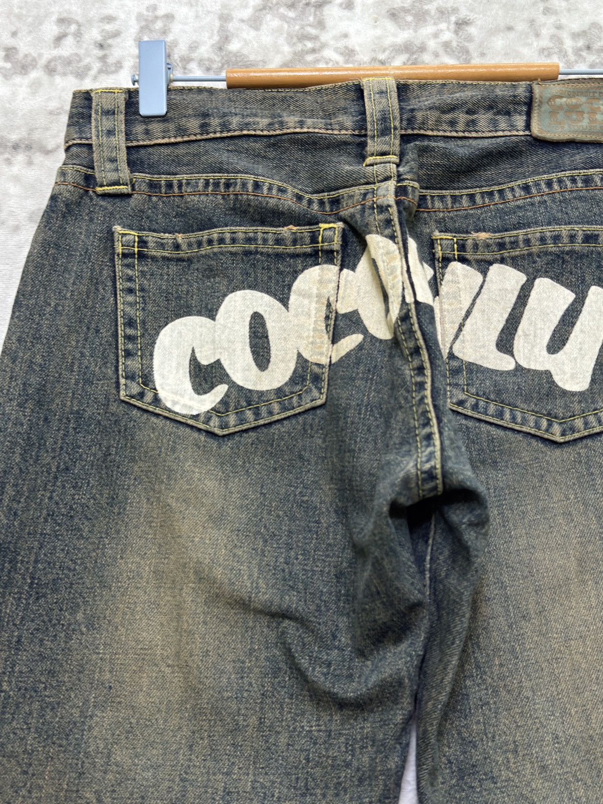 Hysteric Glamour Vintage COCOLULU Y2K Straight Leg Acid Wash Unisex Jeans Size US 31 - 10 Thumbnail