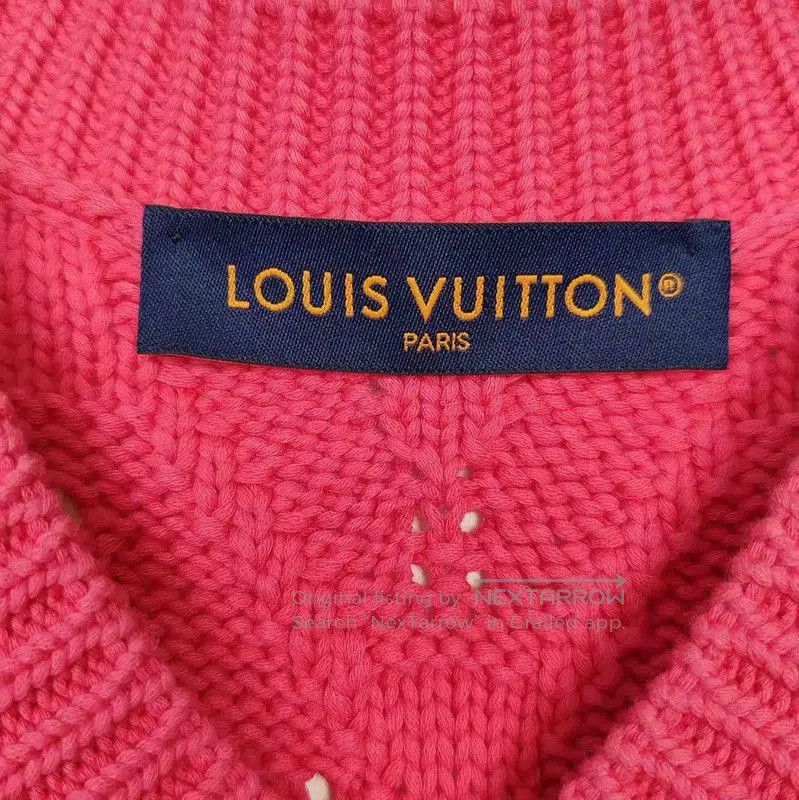Louis Vuitton Louis Vuitton Pink Knit Men’s Sweater Vest . Size US M / EU 48-50 / 2 - 3 Thumbnail