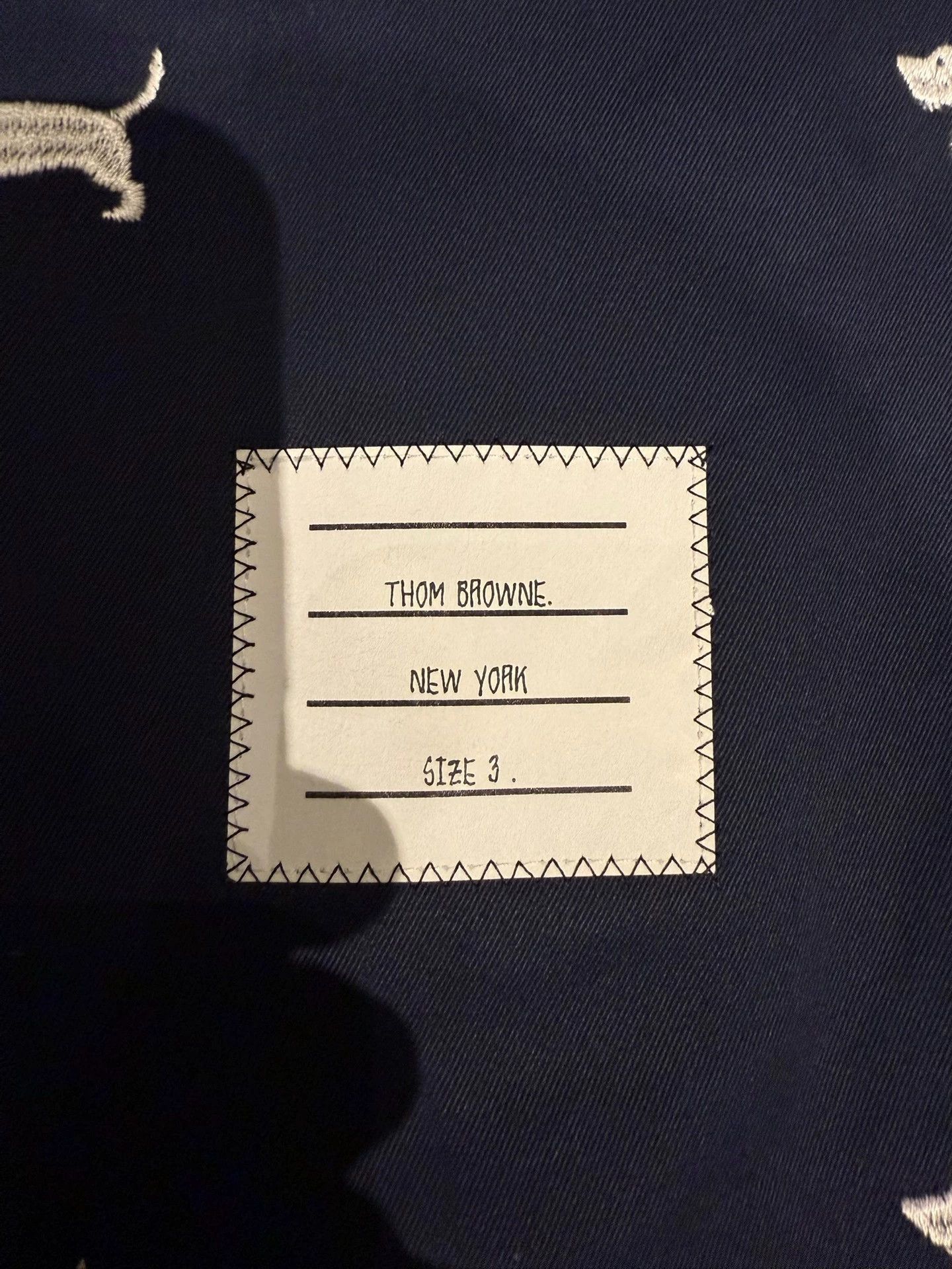 Thom Browne Thom Browne Rare Dog Embroidery Navy Blazer Size 3 New Size US L / EU 52-54 / 3 - 4 Thumbnail