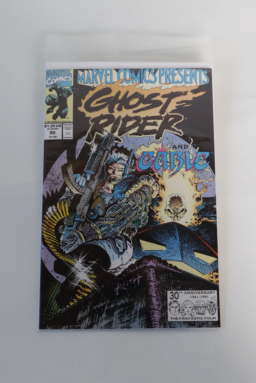 Marvel Comics 91' Marvel Comics Ghost Rider And Cable Comics Size ONE SIZE - 1 Thumbnail