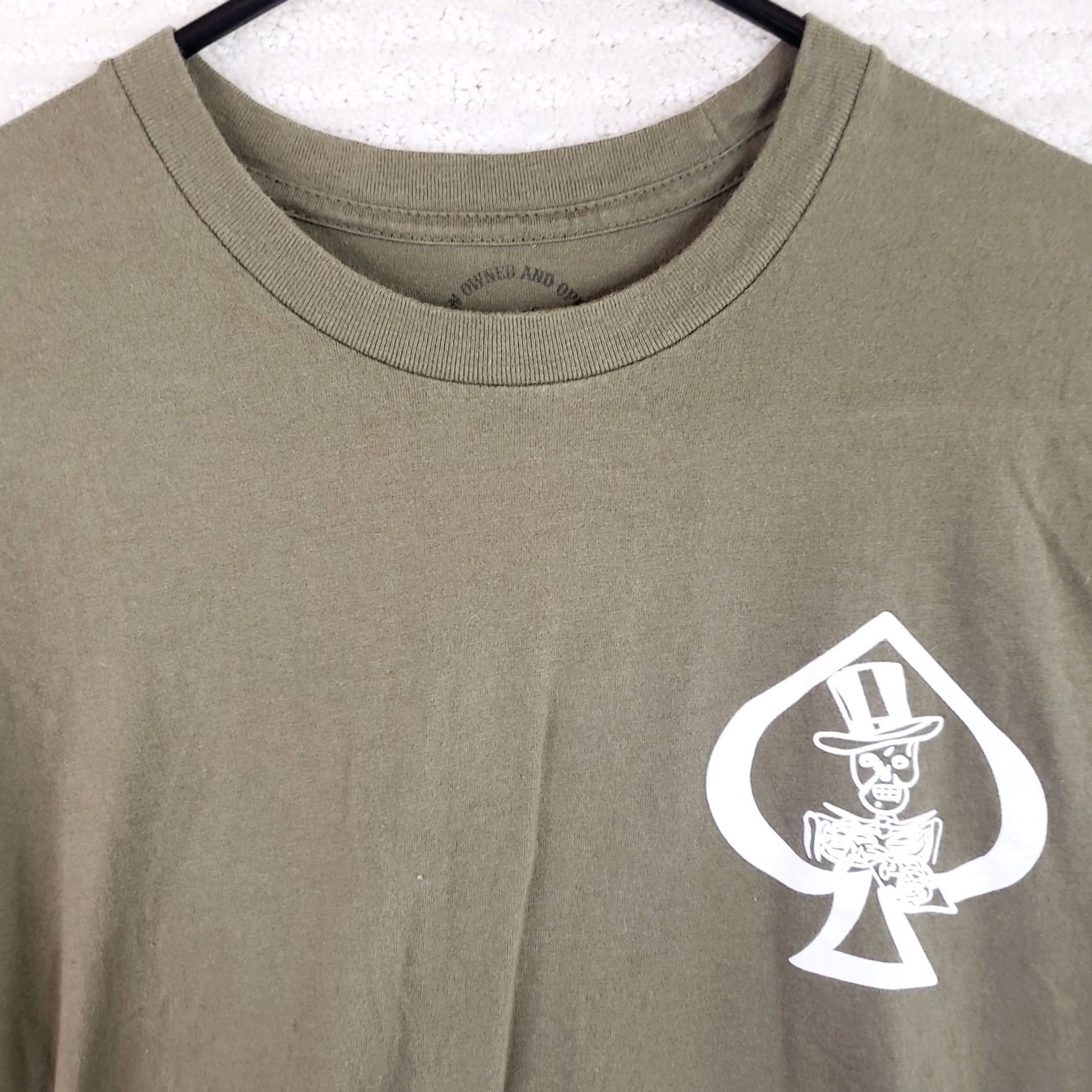 Vintage Nine Line Shepard Tactical Dollar Bill Green American Flag T Shirt Mens S Crew Neck Short Sleeve Cotton Jersey Logo Graphic All Over 19" AtoA Size US S / EU 44-46 / 1 - 7 Thumbnail