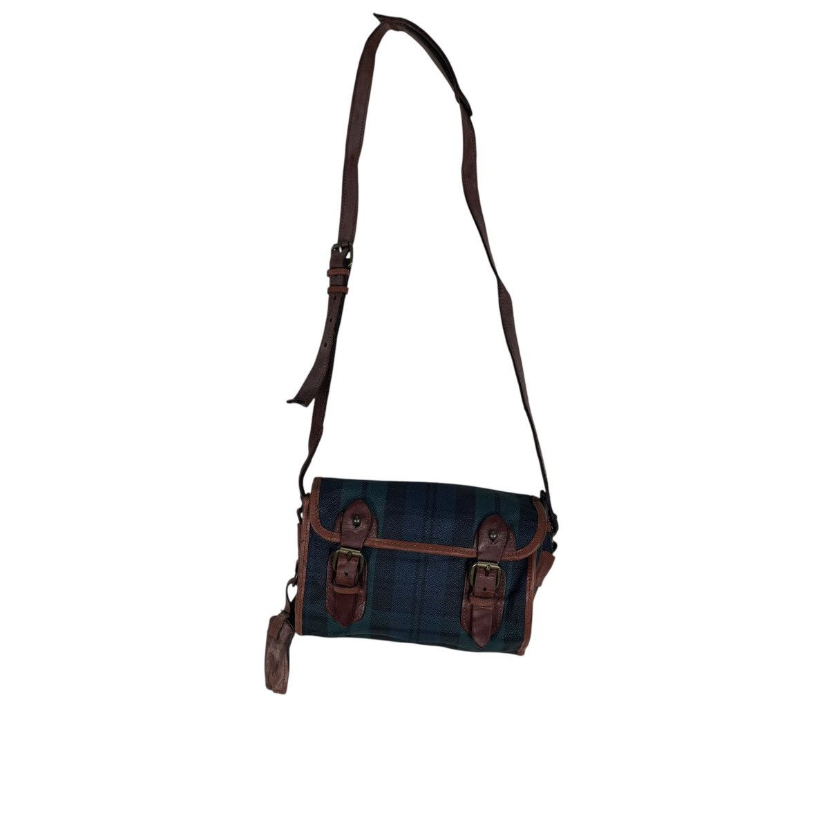 Polo Ralph Lauren 🌟VINTAGE POLO RL PLAIDS CROSSBODY BAGS Size ONE SIZE - 4 Thumbnail