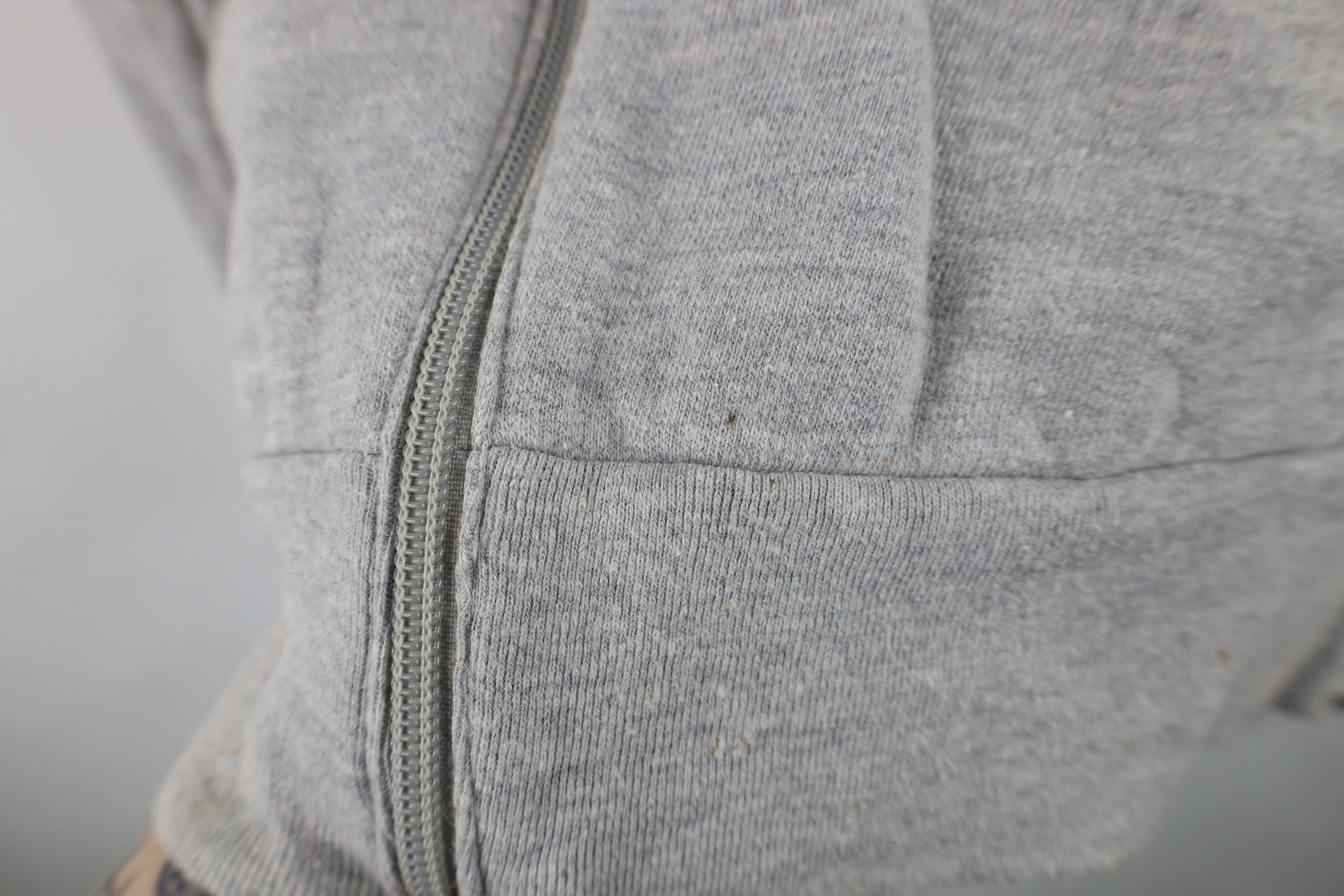 Vintage Vintage 90s Streetwear Blank Full Zip Hoodie Sweatshirt Size L / US 10 / IT 46 - 6 Thumbnail