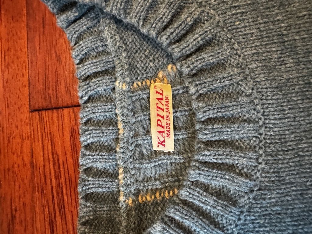 Kapital kapital bone knit (sax) Size US S / EU 44-46 / 1 - 3 Thumbnail