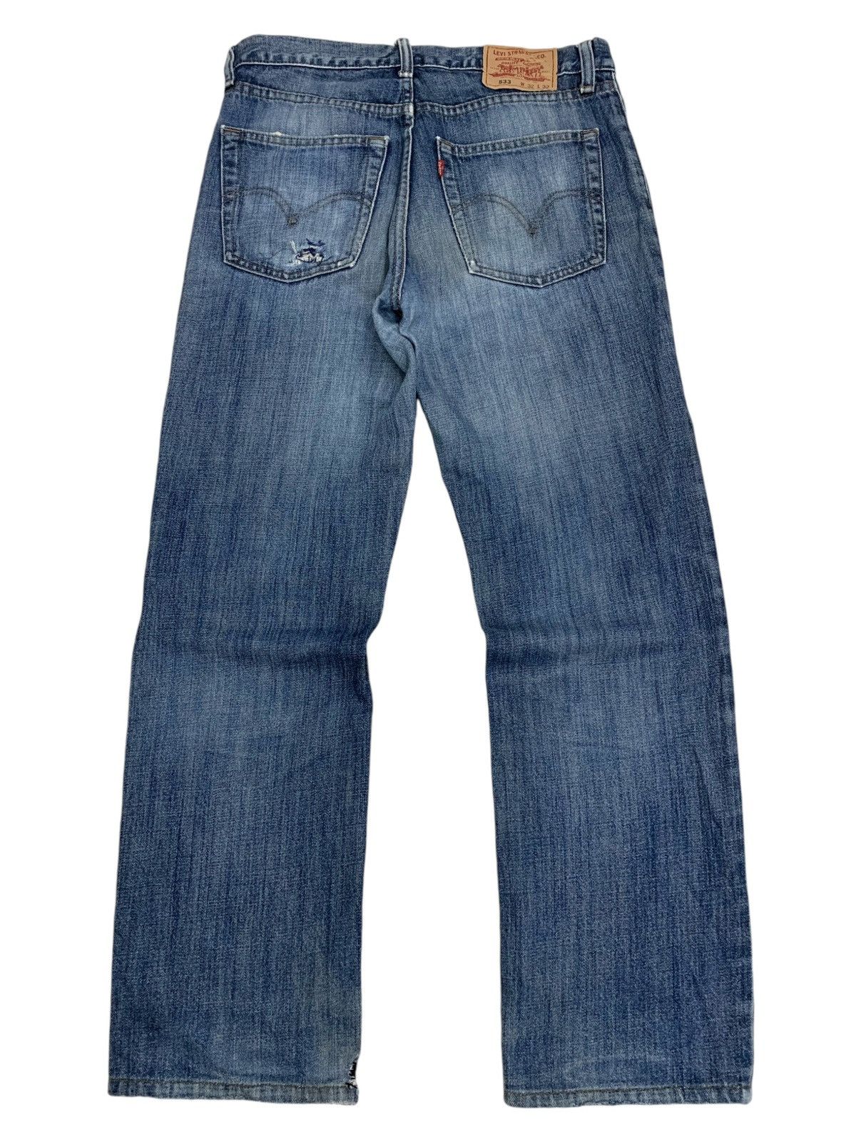 Levi's × Vintage Levis 533 04 Productio Distressed Denim Pants (AE3) Size US 32 / EU 48 - 2 Thumbnail
