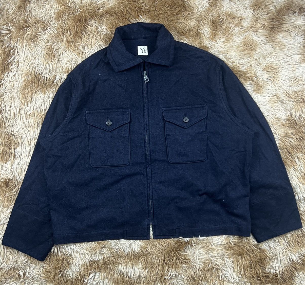 Yohji Yamamoto Vintage Y’s Yohji Yamamoto Workwear Jacket Size US L / EU 52-54 / 3 - 2 Thumbnail