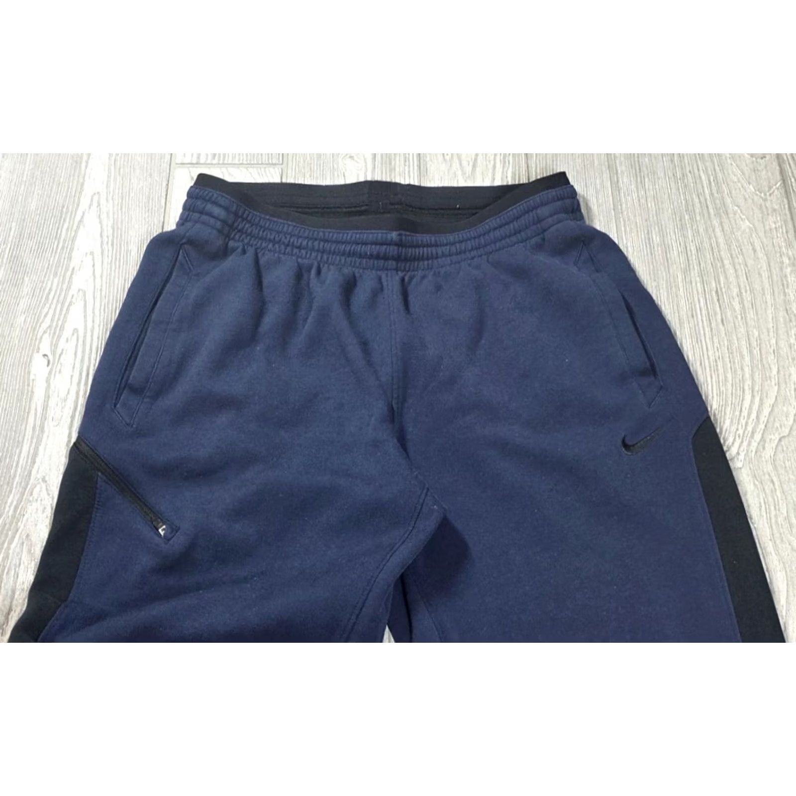 Nike Nike Dri-FIT Showtime Pants Mens Blue Black L Joggers Athletic Tapered 930565 Size US 33 - 5 Thumbnail