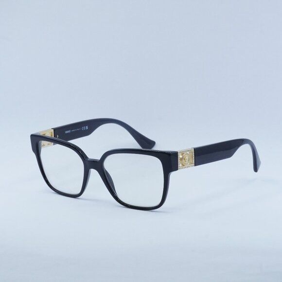 image of New Versace Ve3329B Gb1 54Mm Black Eyeglasses, Women's