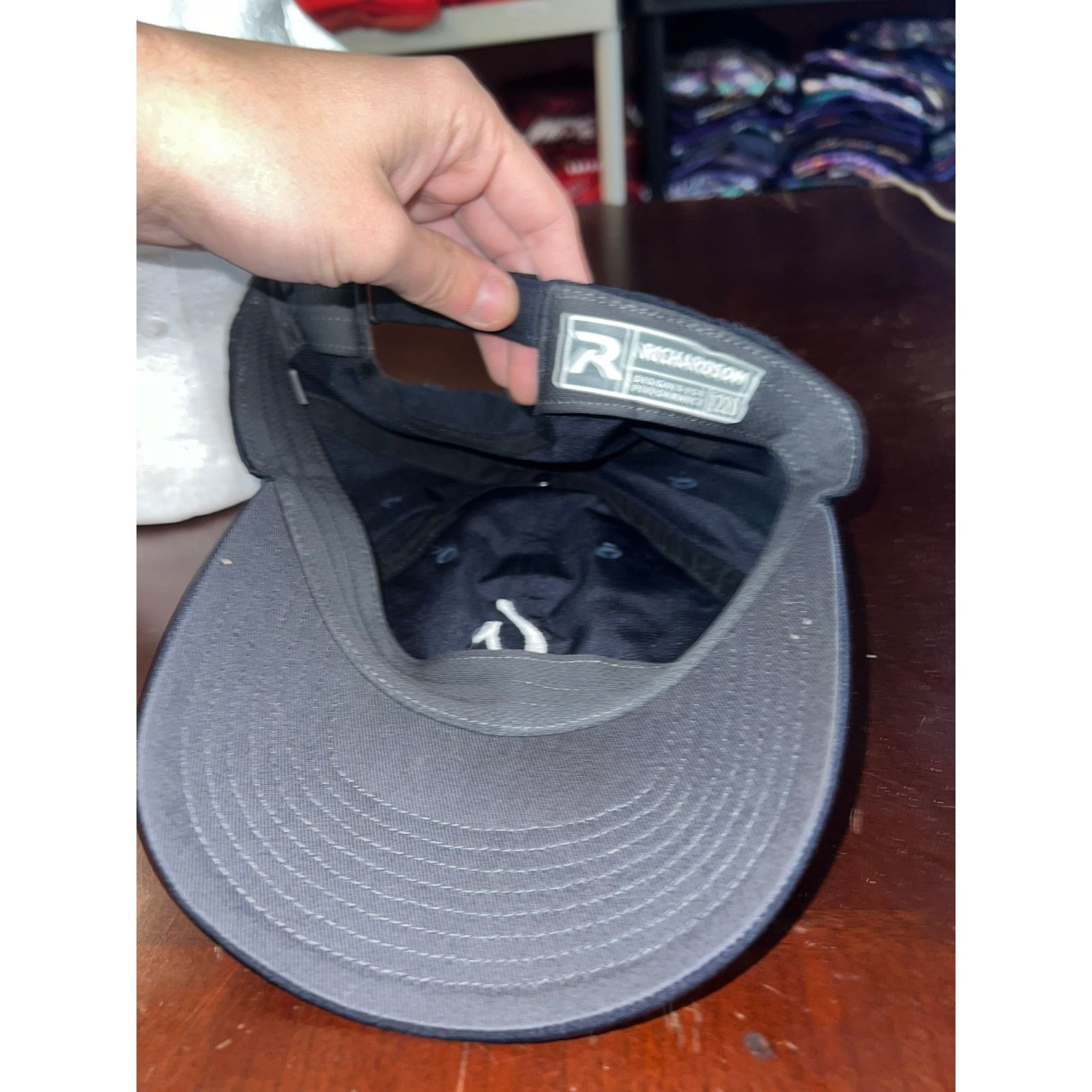 Richardson Detroit Hat Fish Fishing Hook Richardson Cap Headwear Blue Size ONE SIZE - 6 Thumbnail