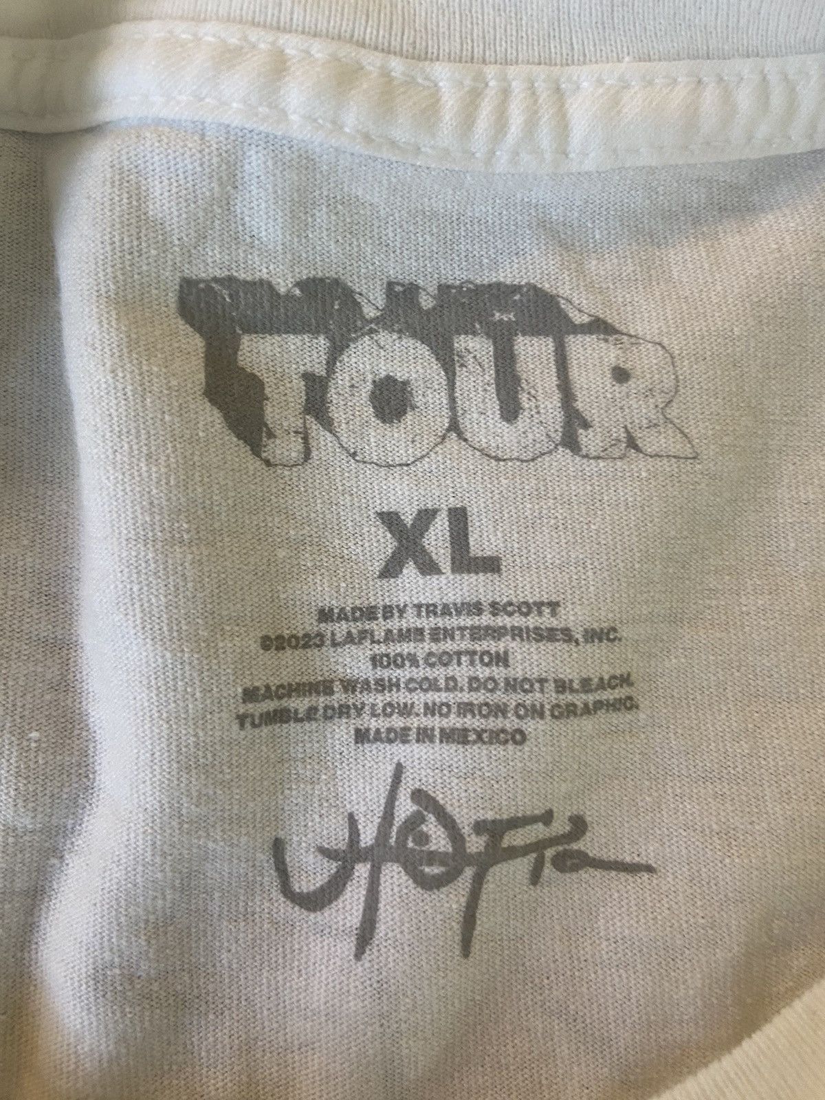 Travis Scott Travis Scott Utopia Tour Merch- I Can See The Future Tee Size US XL / EU 56 / 4 - 2 Thumbnail
