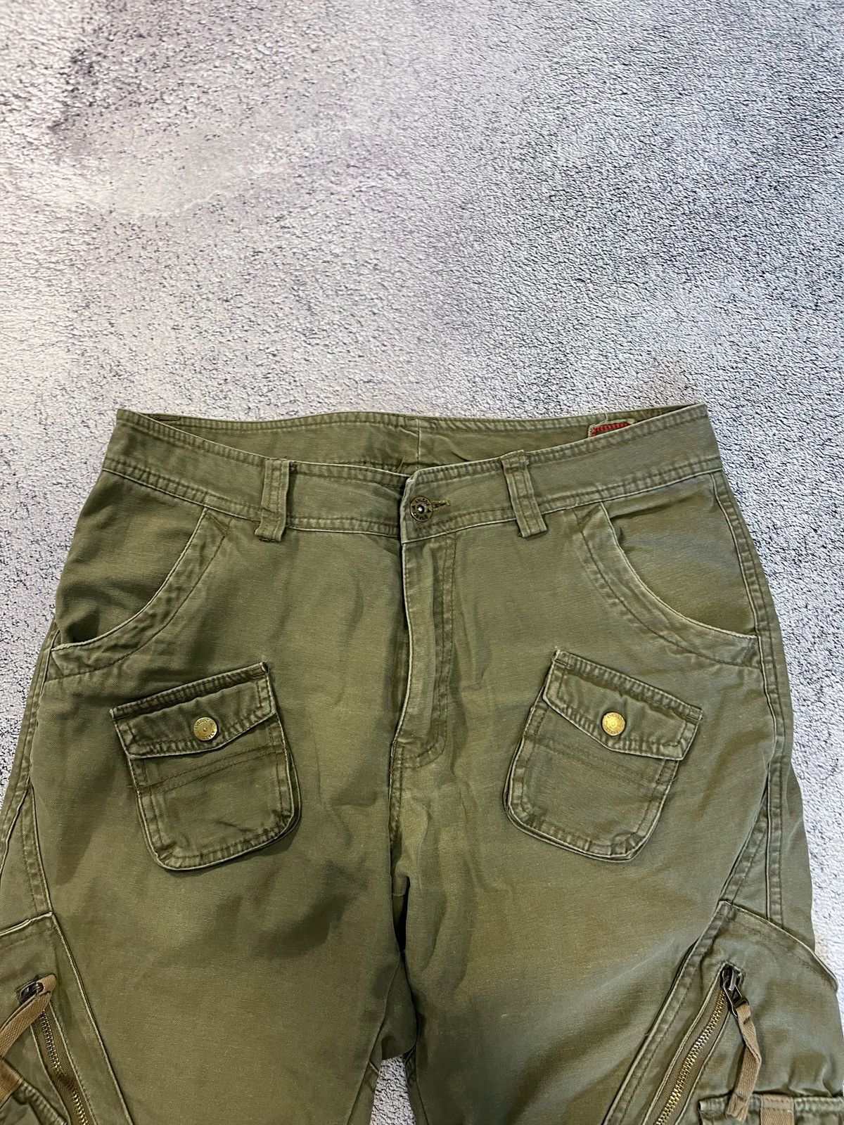 Japanese Brand × Vintage Japanese Brand Multepocket Mens Cargo Pants Military Vintage Size US 32 / EU 48 - 5 Thumbnail