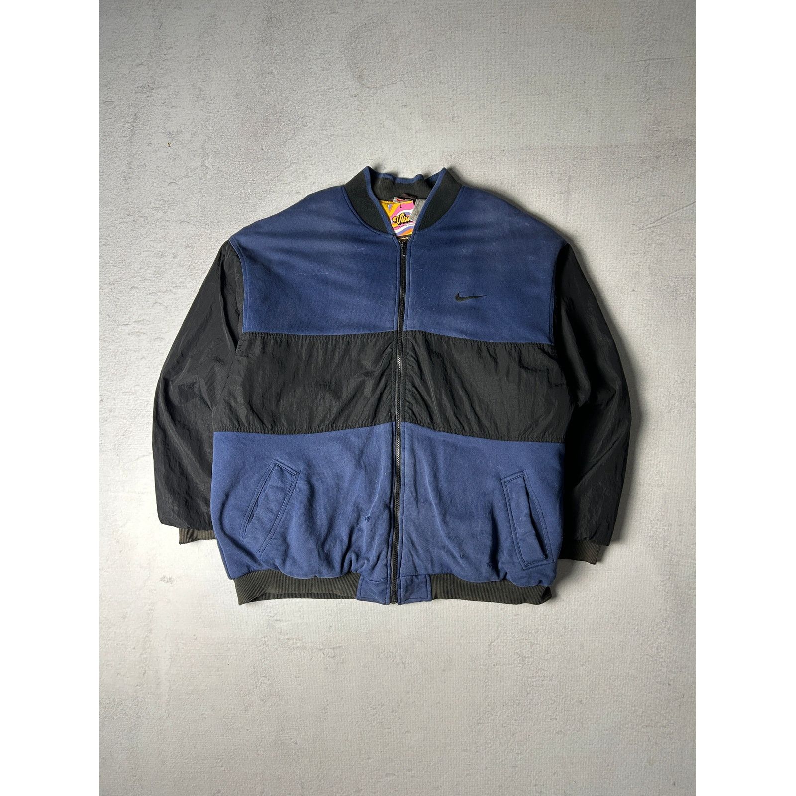 Nike Vintage 90s Nike Blue Insulated Jacket - Men's 2XL Size US XXL / EU 58 / 5 - 1 Thumbnail