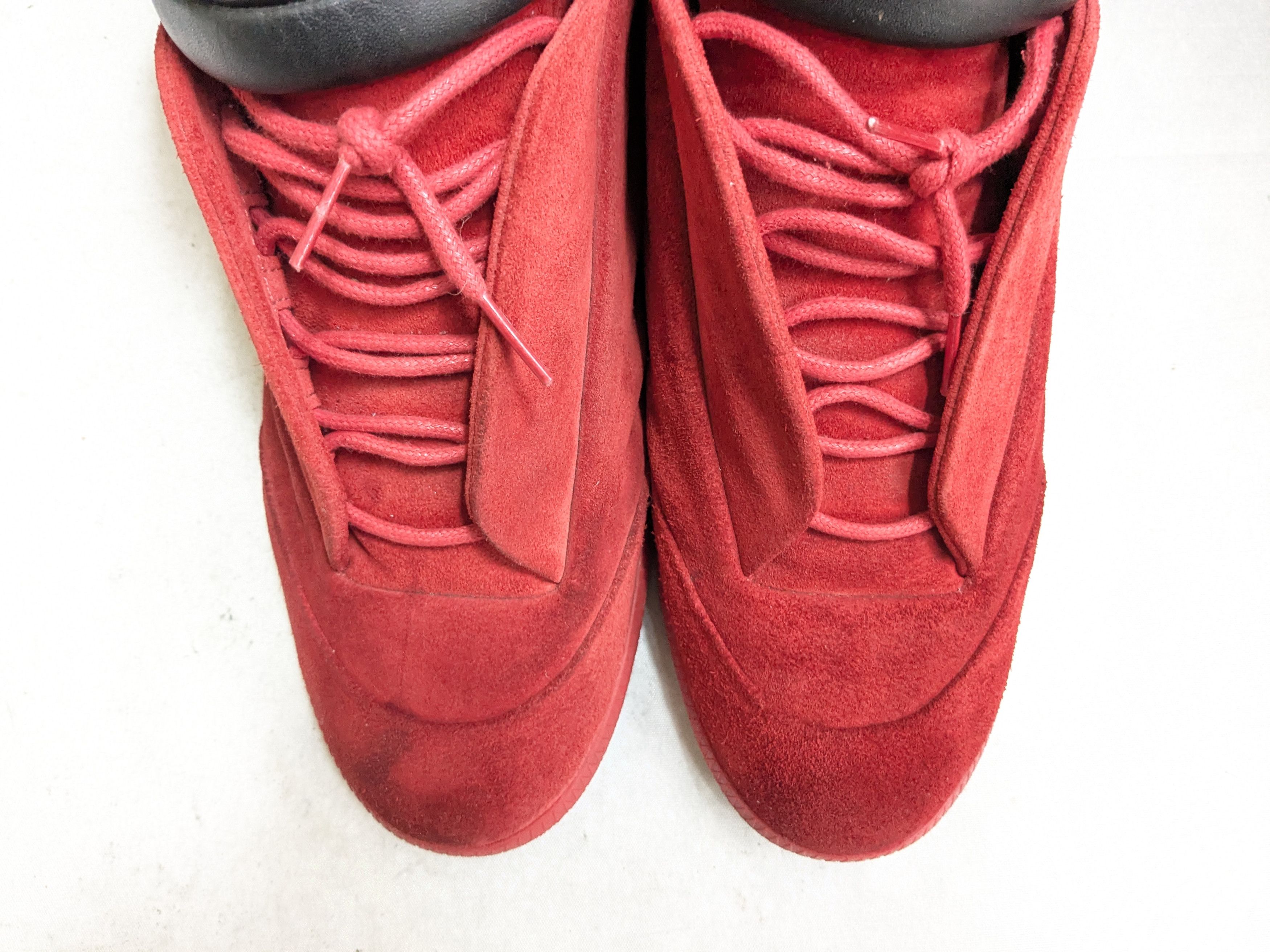 Maison Margiela Maison Margiela Future Red Black 11 44 High Tops Leather Size US 11 / EU 44 - 2 Thumbnail