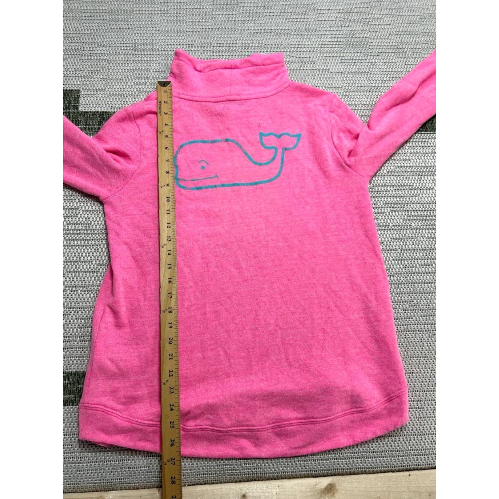 Vineyard Vines Vineyard Vines Sweatshirt Women Small Pink Cotton Logo Funnel Neck Size S / US 4 / IT 40 - 5 Thumbnail