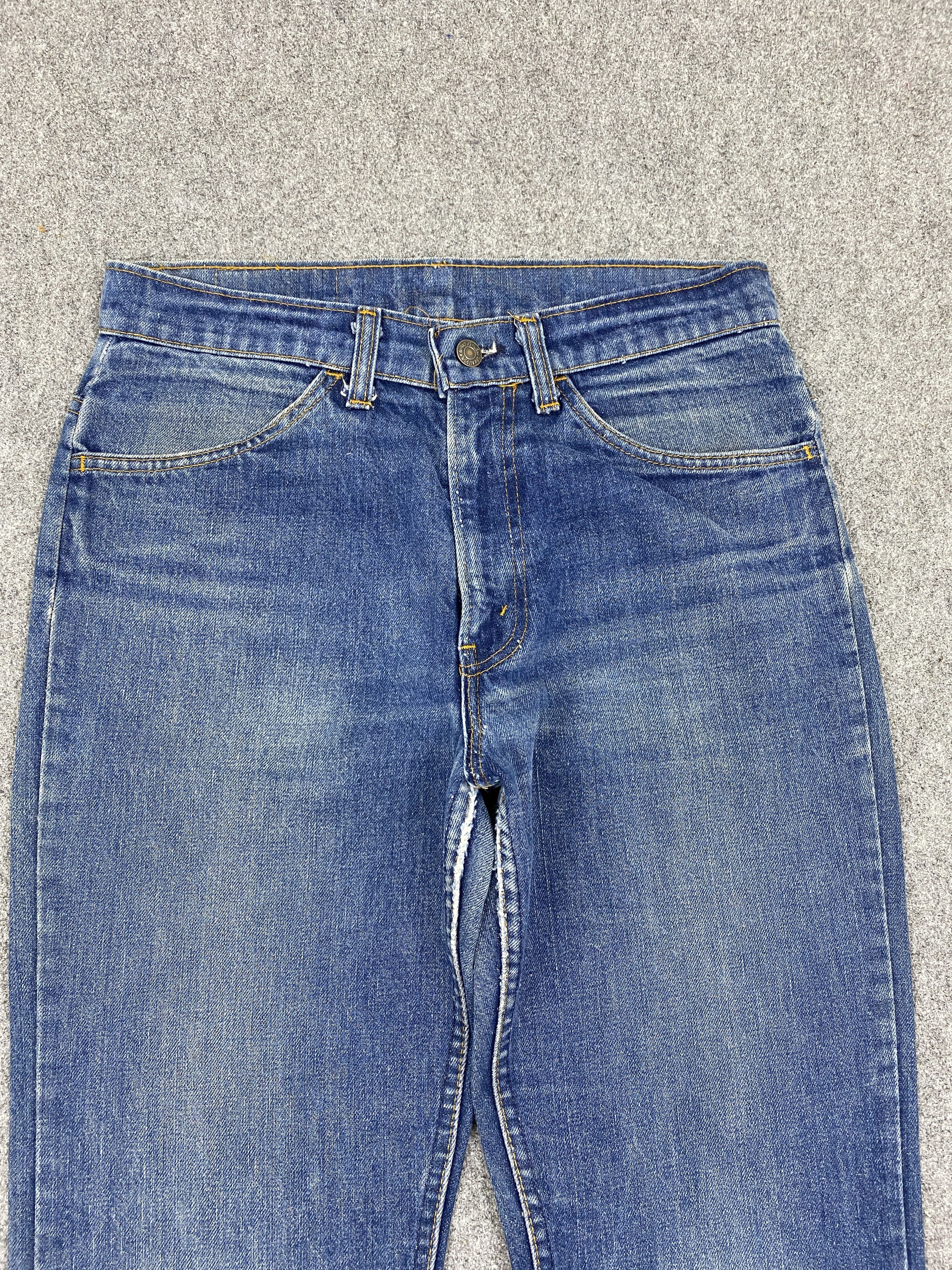 Levi's Vintage 80s Levis 519 Orange Tab Flared Denim DP2737 Size US 31 - 2 Thumbnail