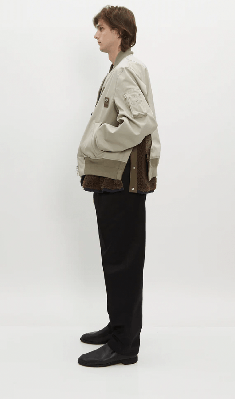 Sacai Sacai Faux Suede Bomber Jacket Size US M / EU 48-50 / 2 - 7 Thumbnail