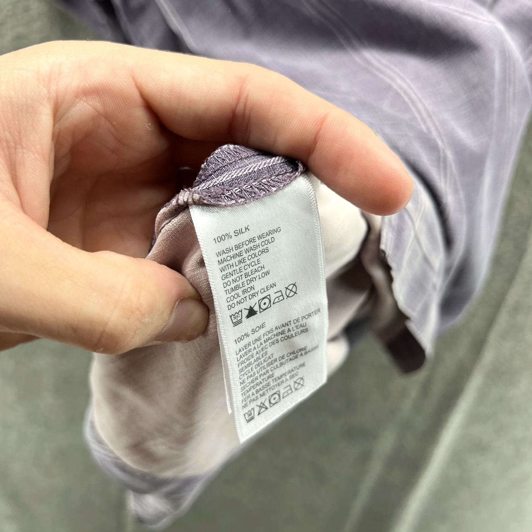 Tommy Bahama Tommy Bahama Shirt Mens 2XL Purple Silk Hawaiian Short Sleeve Button Front Vent Embroidered Liquid Relaxed Fit Casual Travel Size US XXL / EU 58 / 5 - 2 Thumbnail