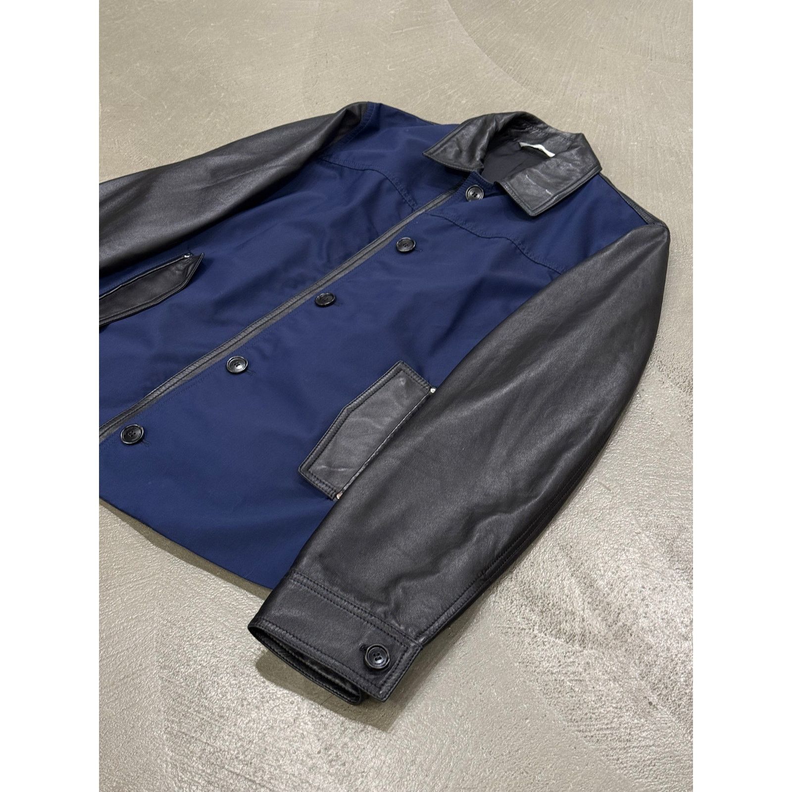 Dior 2010s Dior hybrid varsity leather jacket Size US L / EU 52-54 / 3 - 4 Thumbnail