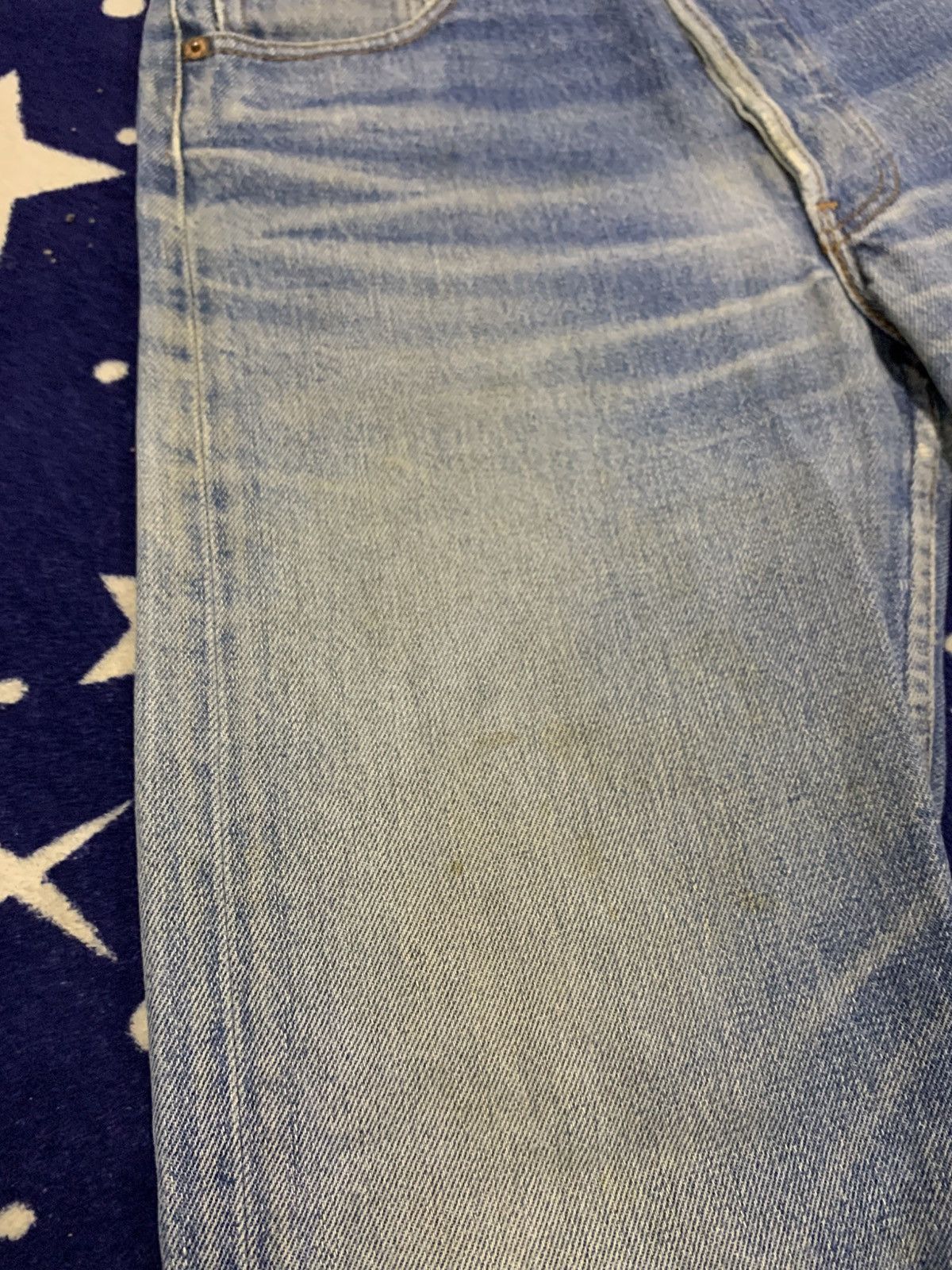 Levi's Vintage Clothing Levi’s 501 USA Vintage Denim Jeans — Altered & Distressed Size US 27 - 6 Thumbnail