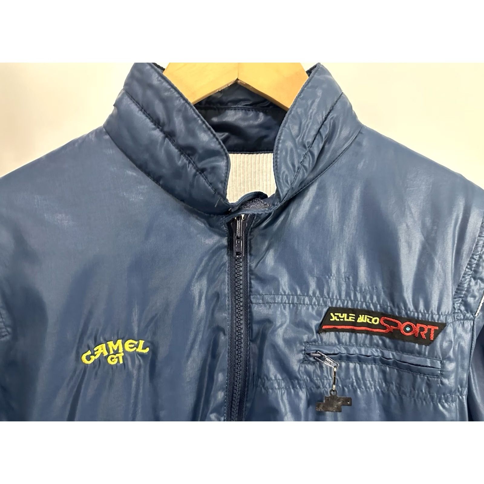 Camel RARE VTG 70s Camel GT F1 Style Auto RJR Reversible Full Zip Bomber Jacket M Blue Size US M / EU 48-50 / 2 - 6 Thumbnail