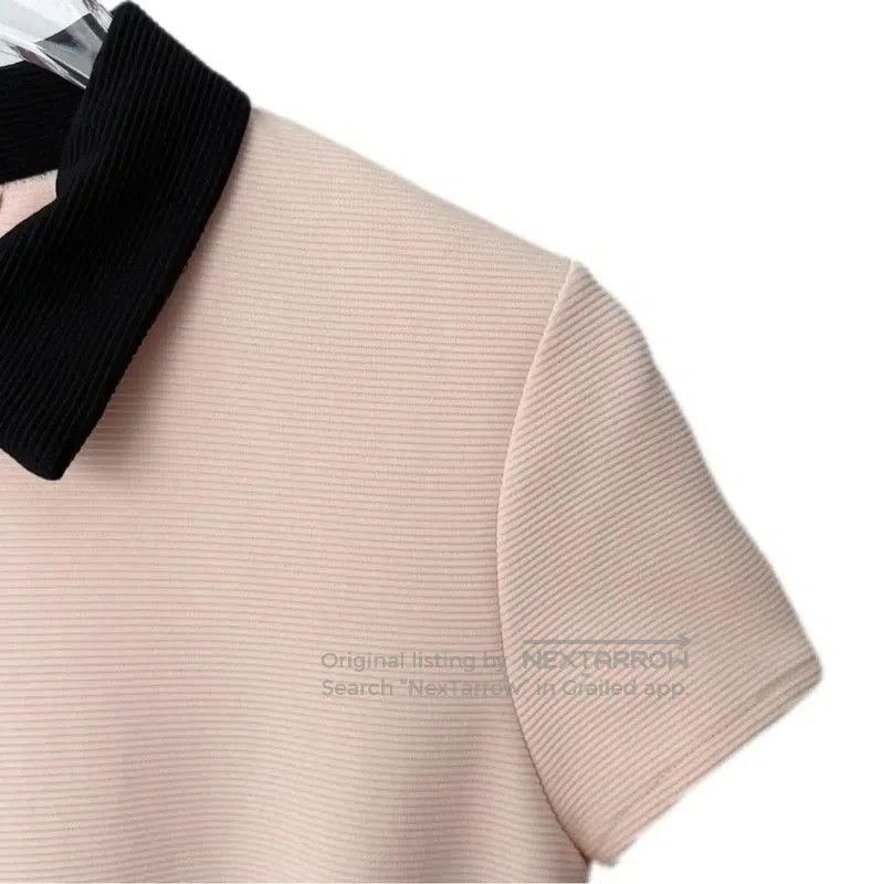 Miu Miu Miu Miu Pink Cotton Blend Dress . Size XS / US 0-2 / IT 36-38 - 3 Thumbnail
