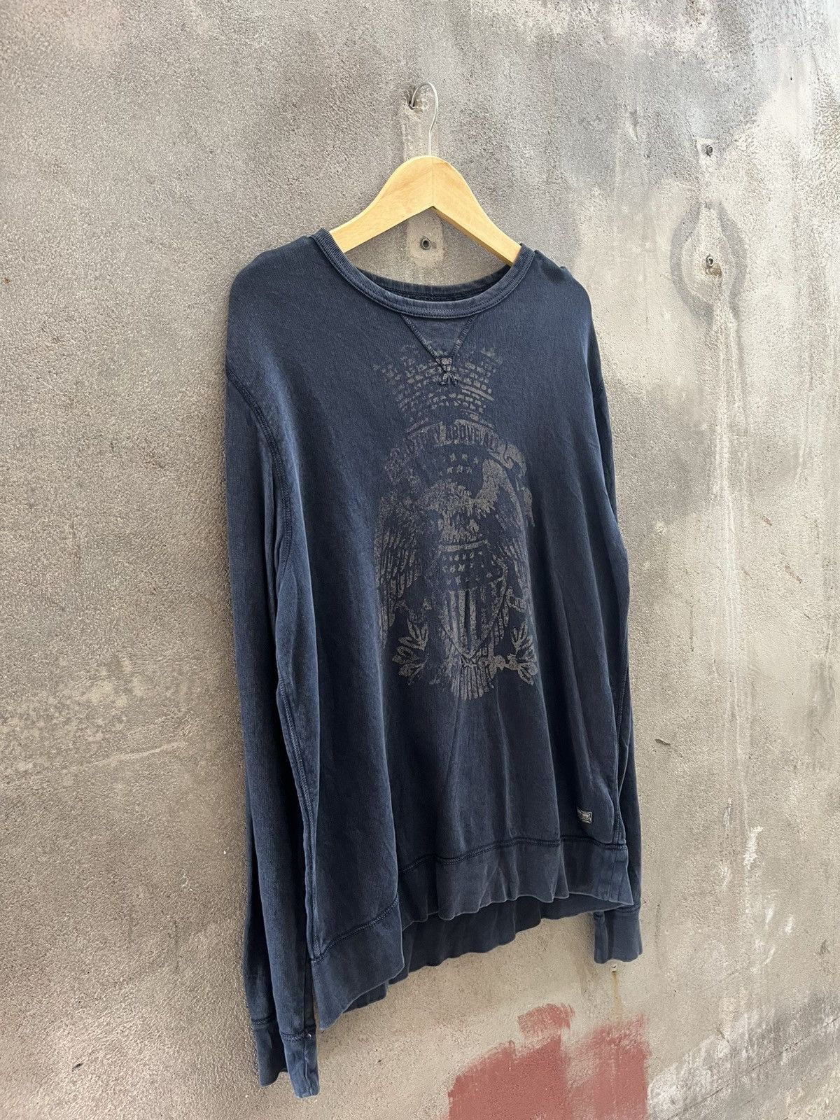 Denim & Supply Ralph Lauren × Ralph Lauren Denim & Supply RL Eagle Sweatshirt Vintage Navy Size US XL / EU 56 / 4 - 5 Thumbnail