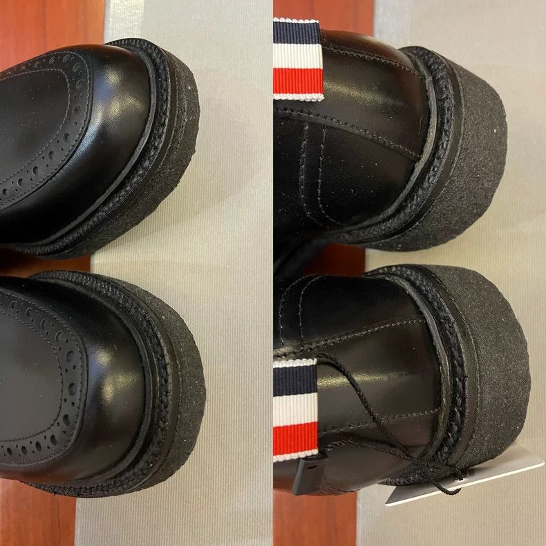 Thom Browne Thom Browne Black raw rubber sole loafers Size US 8.5 / EU 41-42 - 5 Thumbnail