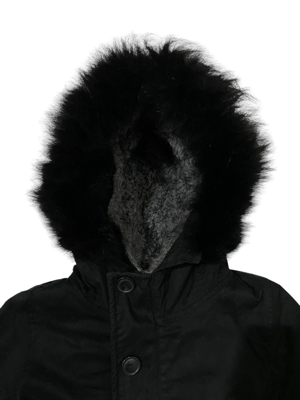 If Six Was Nine × MOUSSY × Seditionaries AZUL Moussy Fleece Lined Fur Hooded Bondage Punk Jacket Size US S / EU 44-46 / 1 - 6 Thumbnail