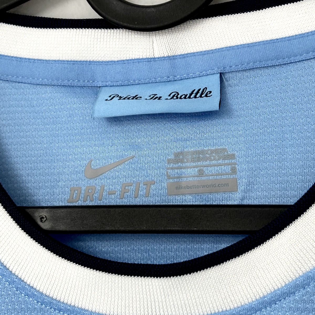 Nike 2013 2014 Manchester City Nike Home Kit Long Soccer Jersey Size US L / EU 52-54 / 3 - 4 Thumbnail