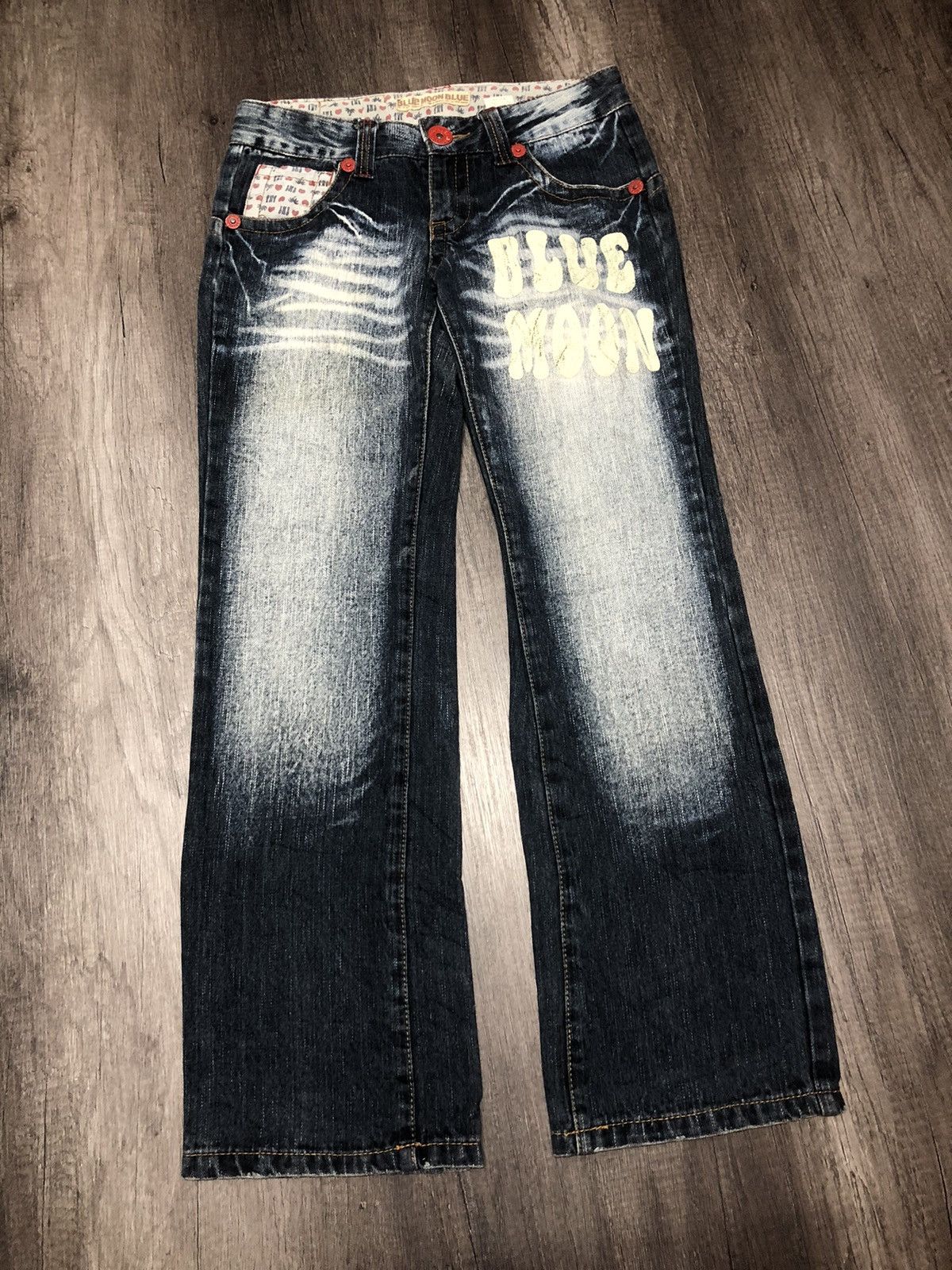 Blue Blue Japan × Japanese Brand × Vintage VINTAGE BLUE MOON BLUE SURF JEANS UNISEX DESIGN Size US 31 - 23 Thumbnail