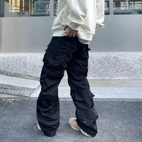 VIBE Y2K Cargo Pants Shorts Removable Pockets Casual Pants Size US 32 / EU 48 - 2 Thumbnail