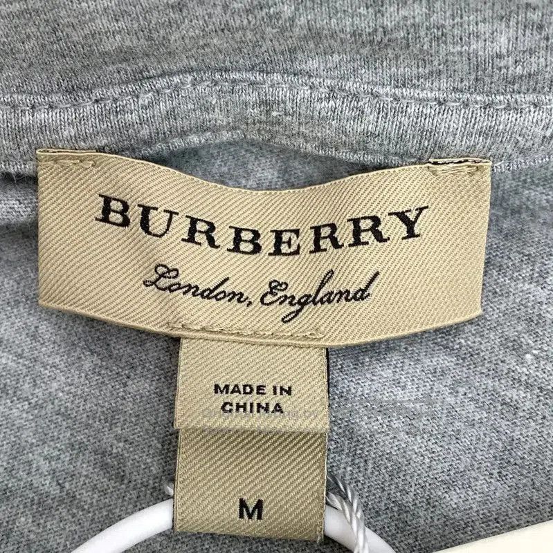Burberry Burberry Gray Cotton T-Shirt for Women. Size M / US 6-8 / IT 42-44 - 7 Thumbnail