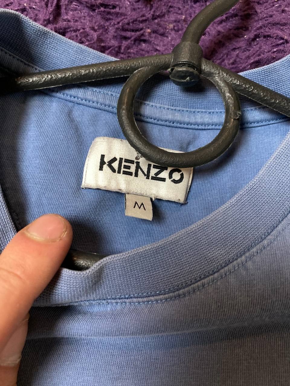 Kenzo × Vintage Kenzo Men’s Faded T-Shirt with Graphic Logo Size US M / EU 48-50 / 2 - 2 Thumbnail