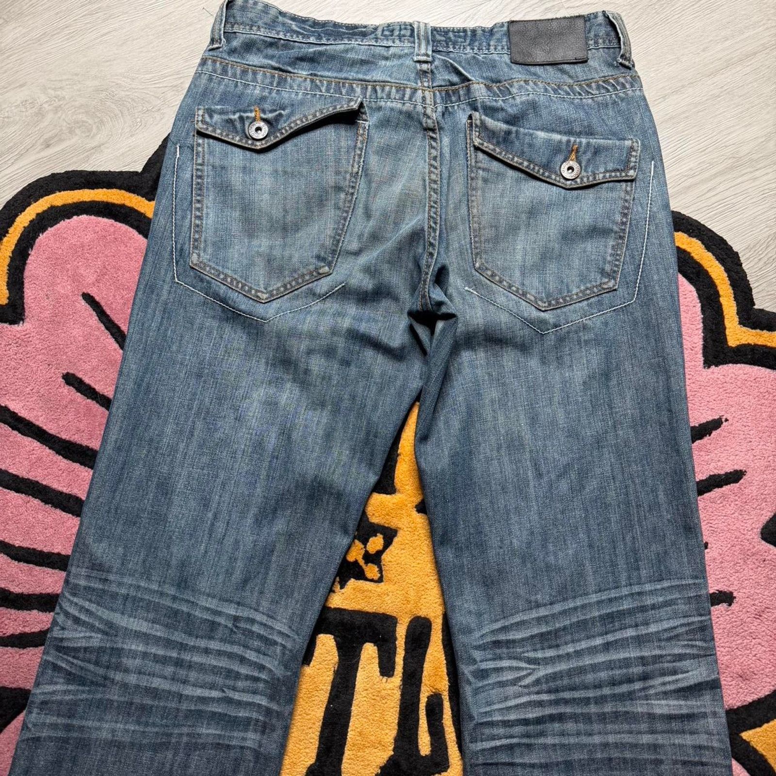 Vintage Vintage Y2K O’Look Flap Pocket Straight Leg Denim Jeans Size US 34 / EU 50 - 8 Thumbnail