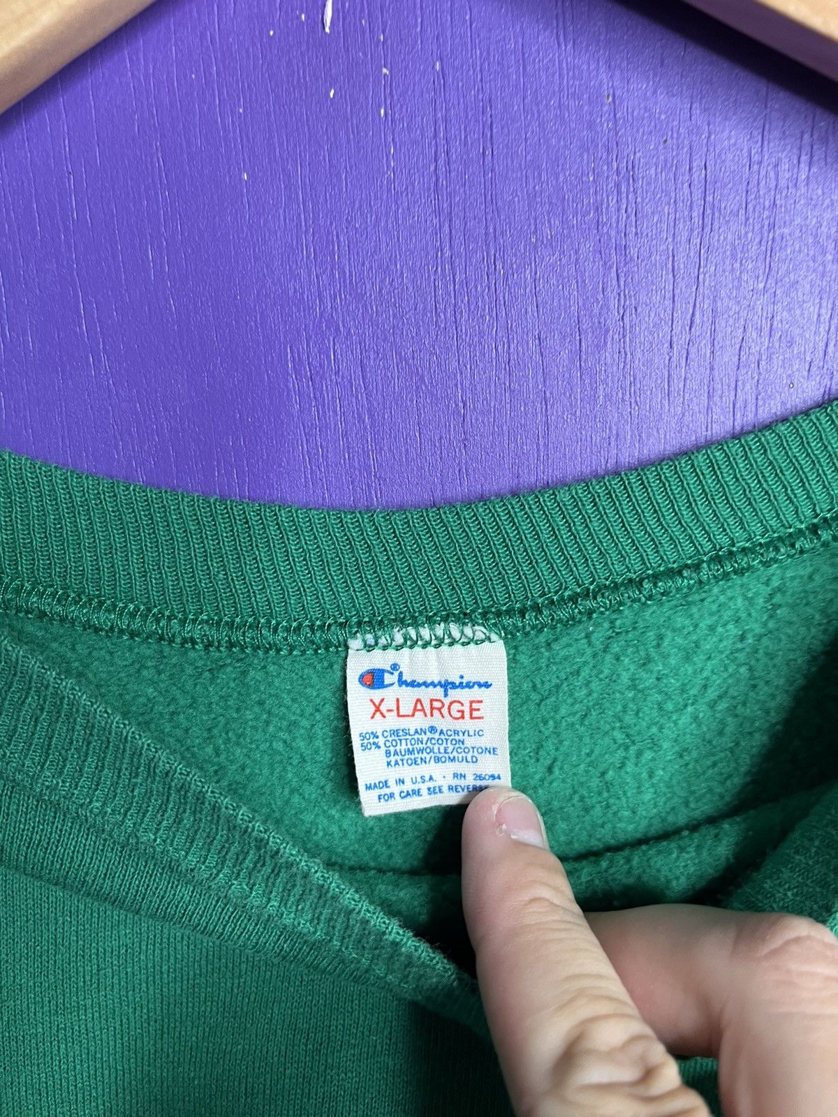 Champion × Vintage Vintage 80s Champion Notre dame soccer sweatshirt Size US L / EU 52-54 / 3 - 4 Thumbnail