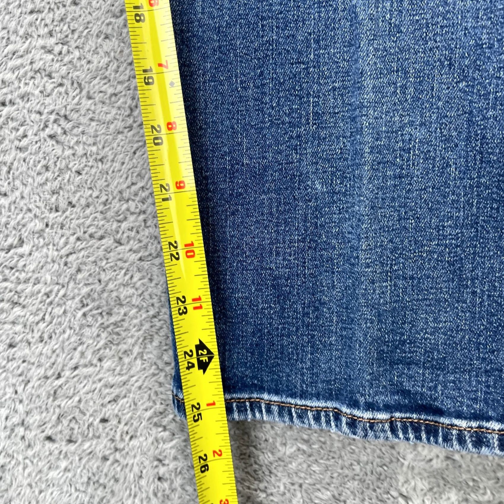 Ralph Lauren Lauren Ralph Lauren Jeans Women 12P Blue Denim Straight Leg Cotton Stretch Light Size 30" / US 8 / IT 44 - 6 Thumbnail