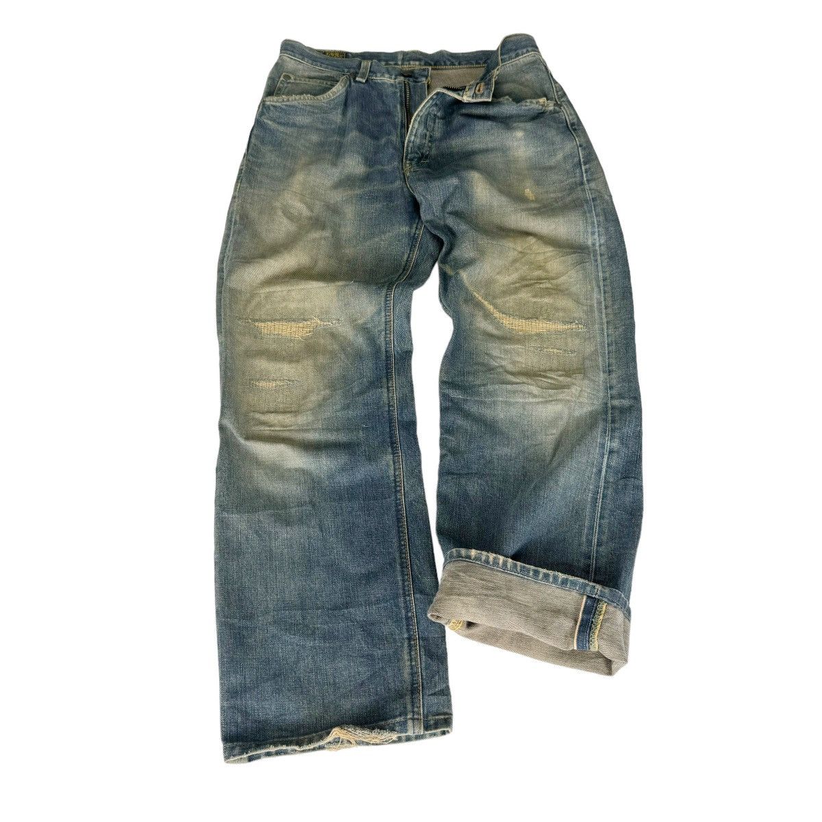 Lee ☀️VTG LEE SANFORIZED SELVEDGE DENIM JEANS PANTS Size US 30 / EU 46 - 1 Thumbnail