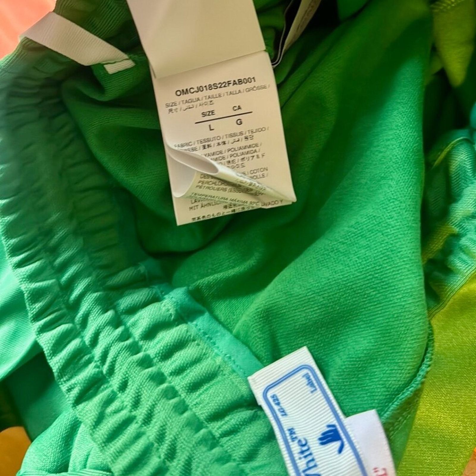 Off-White Off White Hand Off Slim Track Pants Green L Size US 42 / EU 58 - 8 Thumbnail