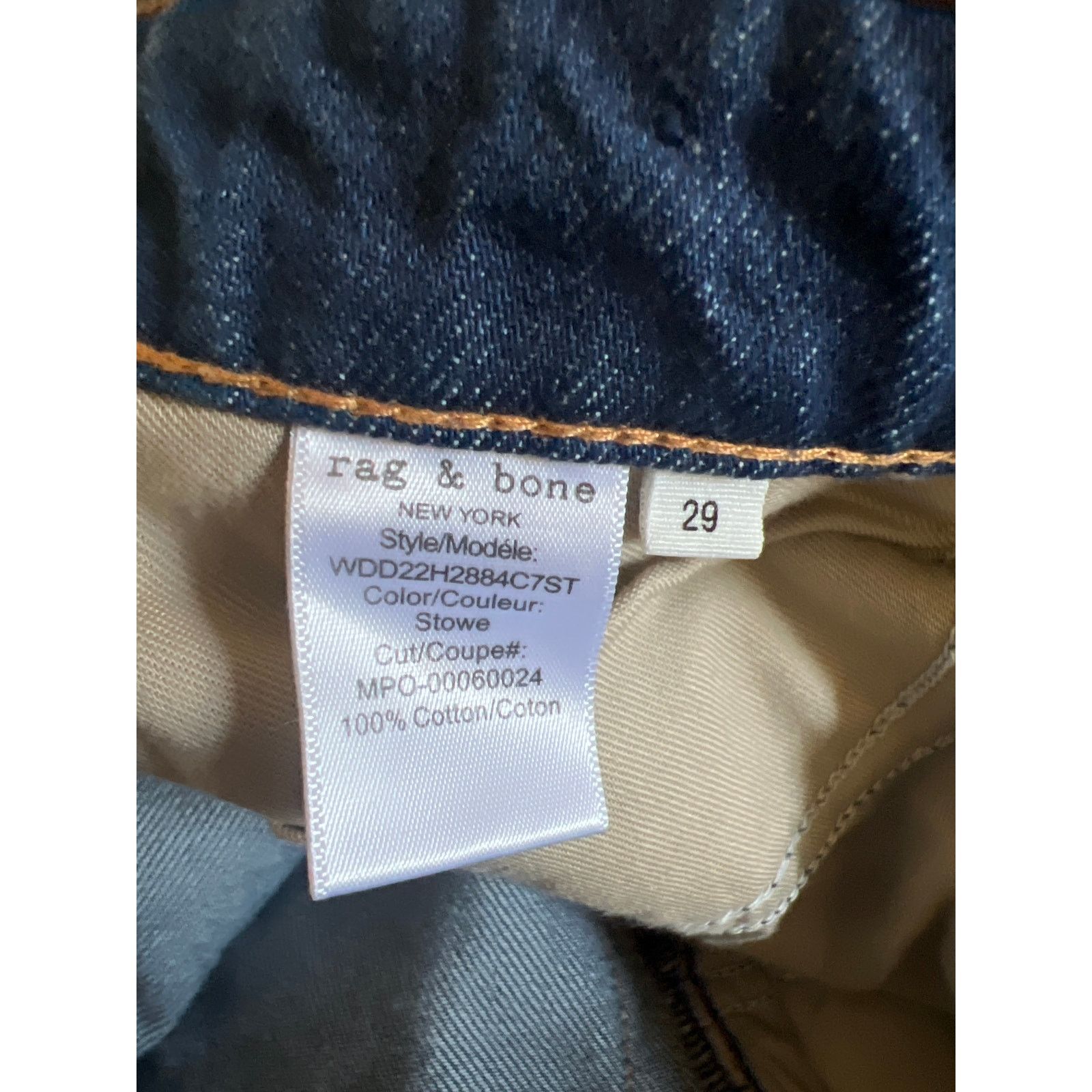 Rag & Bone NWT Rag & Bone Alex Hgh Rise Straight Jean Size 29 Size 29" - 9 Thumbnail