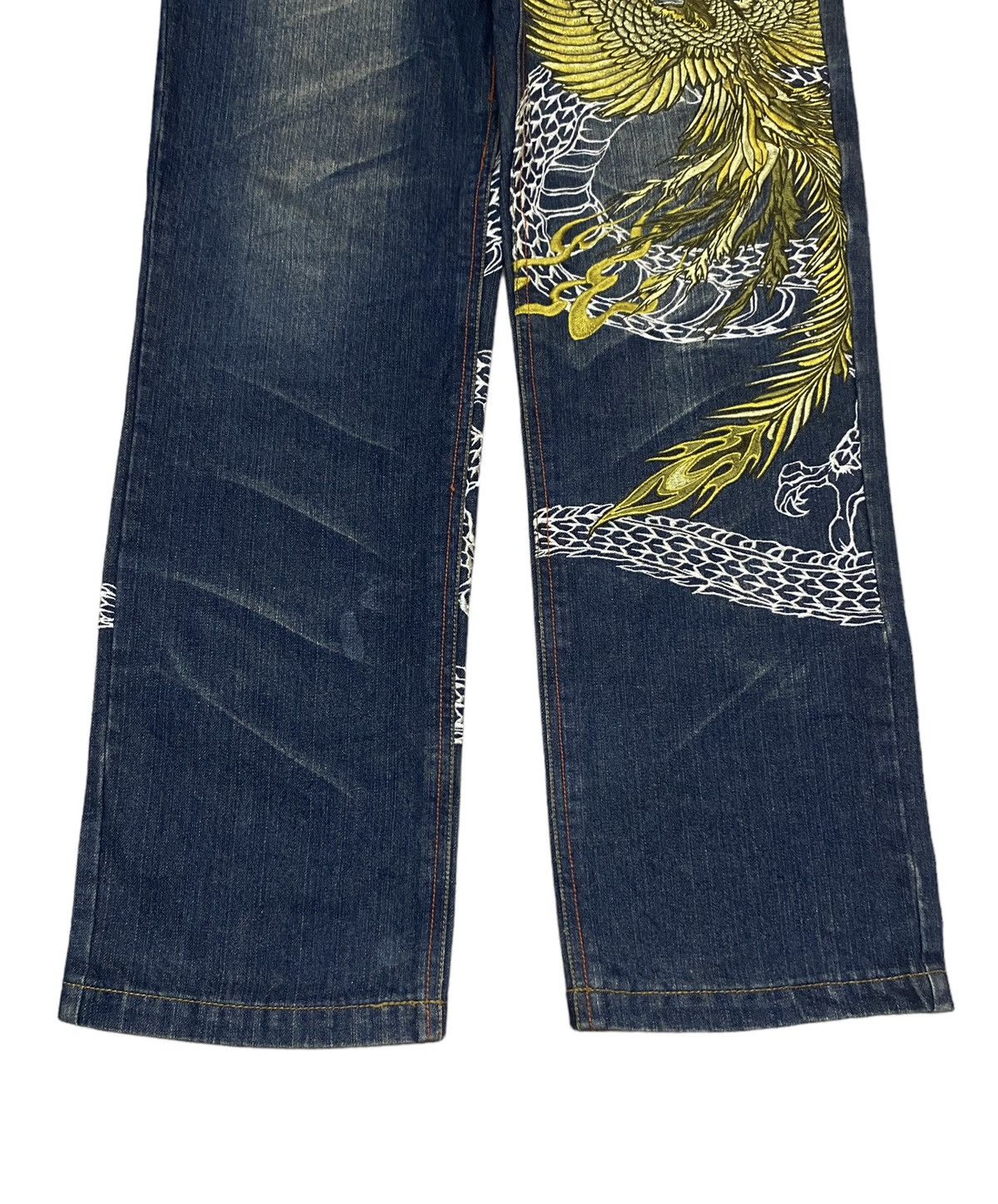Japanese Brand × Vintage Very Rare Vintage The Japanese Tradition Sukajan Jeans 1990s Size US 32 / EU 48 - 4 Thumbnail
