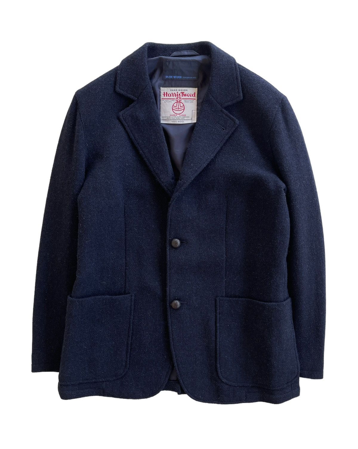Harris Tweed Harris Tweed X Tomorrowland Wool Cupra Coat Size US M / EU 48-50 / 2 - 1 Thumbnail