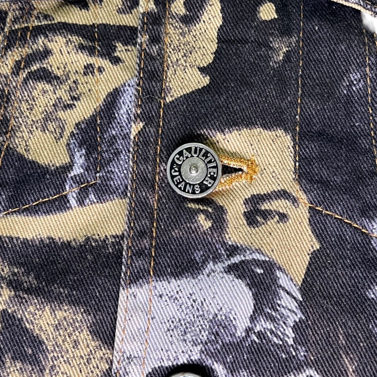 Jean Paul Gaultier Jean Paul GAULTIER 1992AW Face Printed Vest & Pants Set-up Size US 44 / EU 60 - 4 Thumbnail