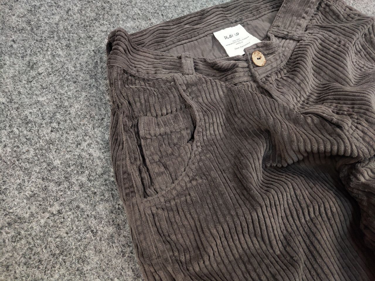 Japanese Brand Play Up Design Mom Baggy Corduroy Women's Pants Size 28" / US 6 / IT 42 - 9 Thumbnail