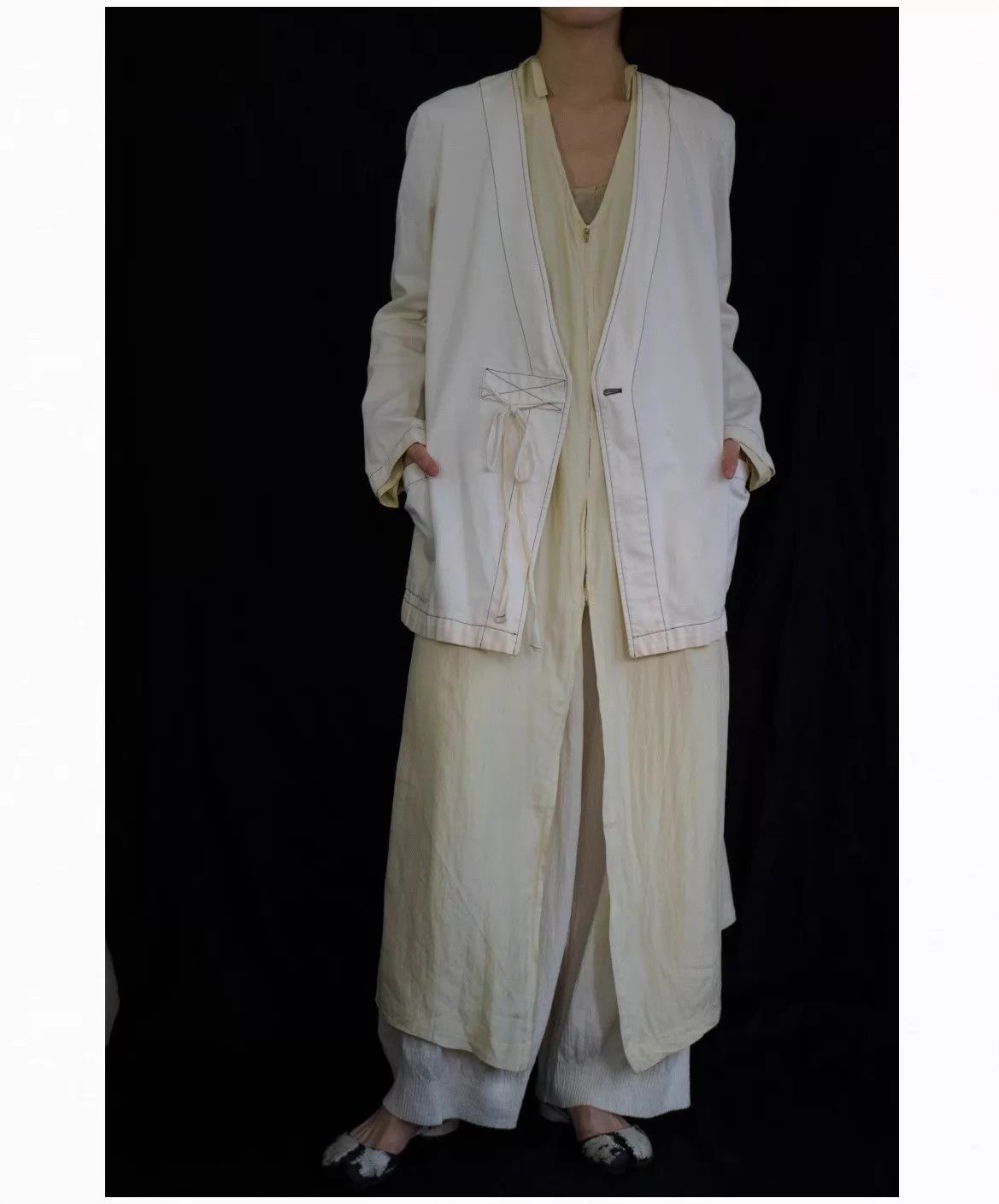Maison Margiela Margiela MM6 2000s Tie-Front Short Jacket M 9/10 Size M / US 6-8 / IT 42-44 - 1 Thumbnail