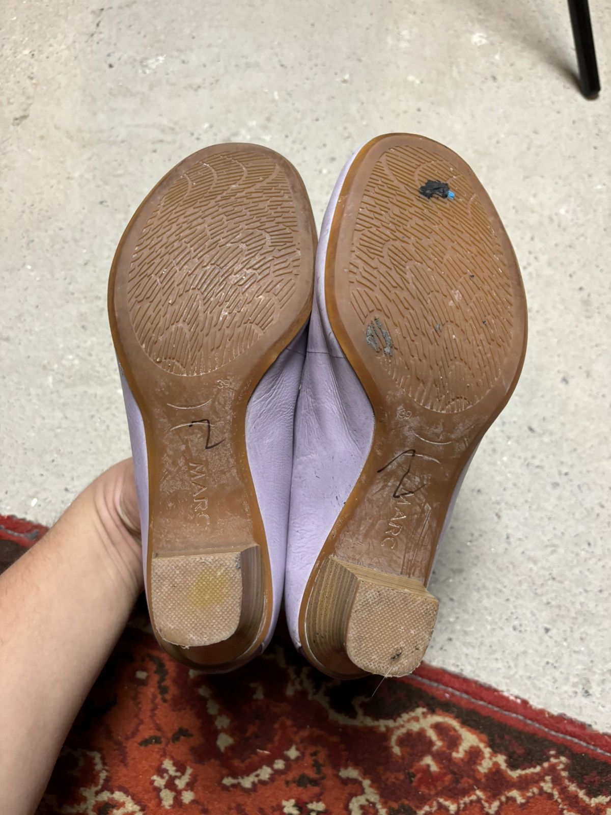 Japanese Brand × Vintage Vintage MARC Pumps Flieder/Lila Lavendel Banja Heels Size US 9 / IT 39 - 4 Thumbnail