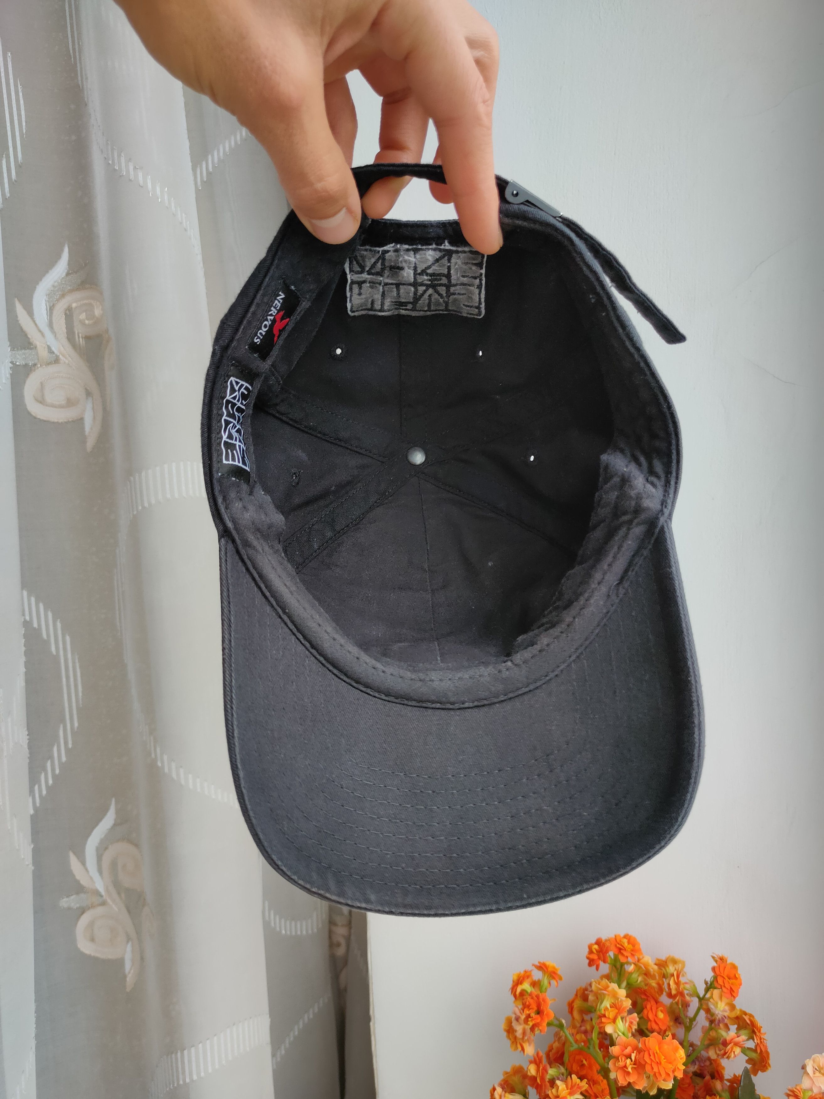 Gentle Monster Vintage Nervous Dad Hat Tope Black Cap Monster Logo Cap Size ONE SIZE - 11 Thumbnail